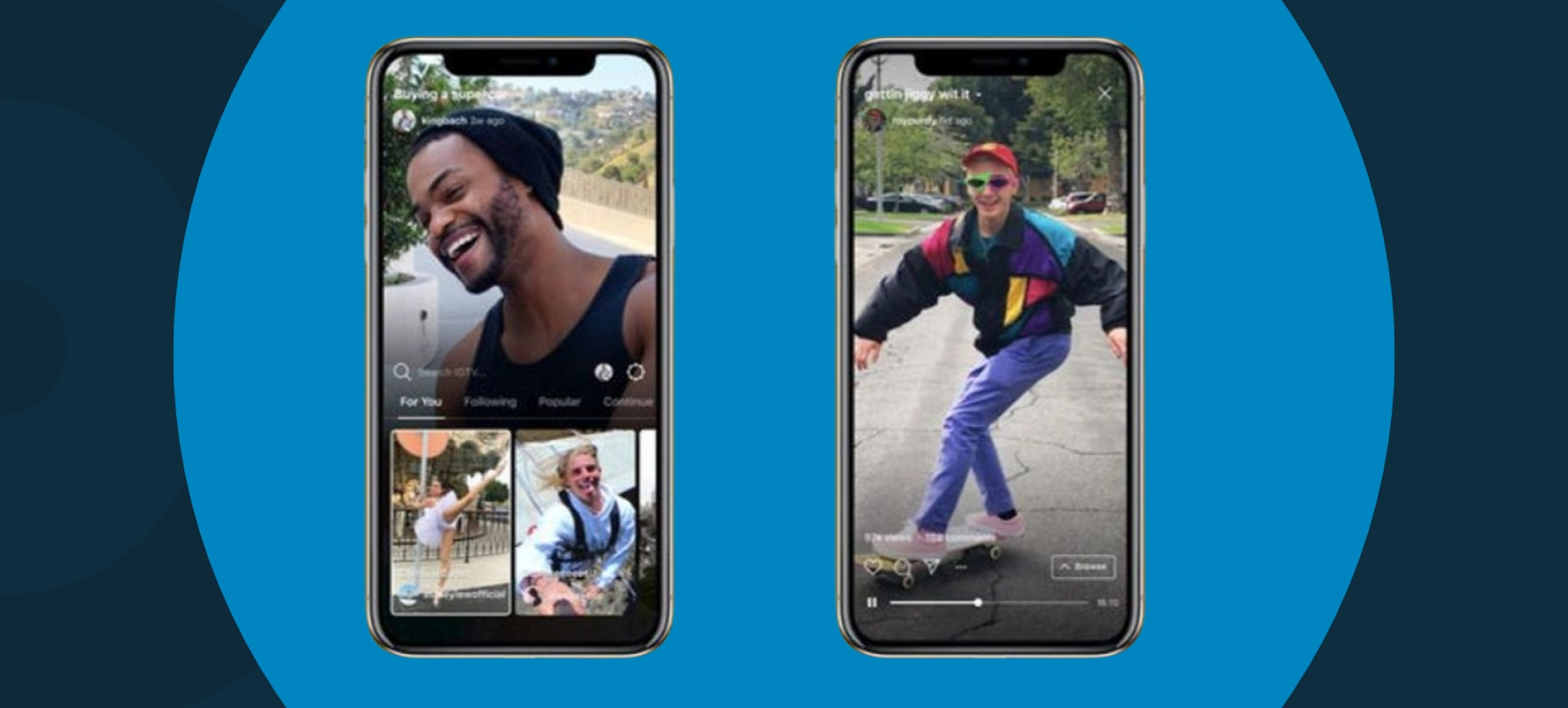 Imágenes de IGTV, lanzado en 2018