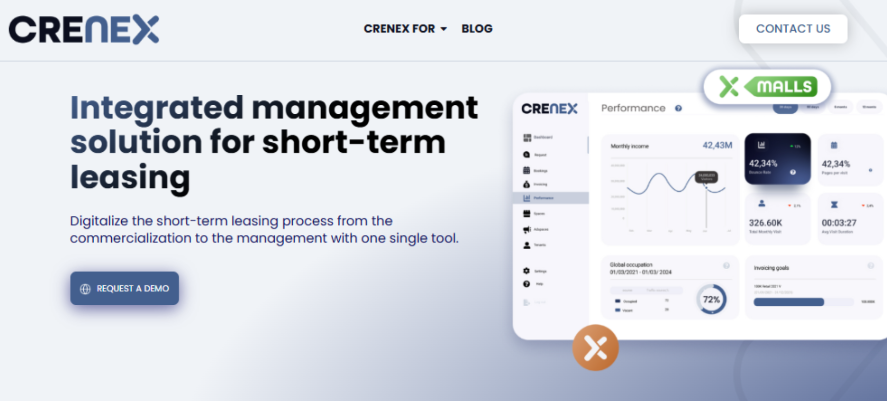 Diseño web para Crenex 